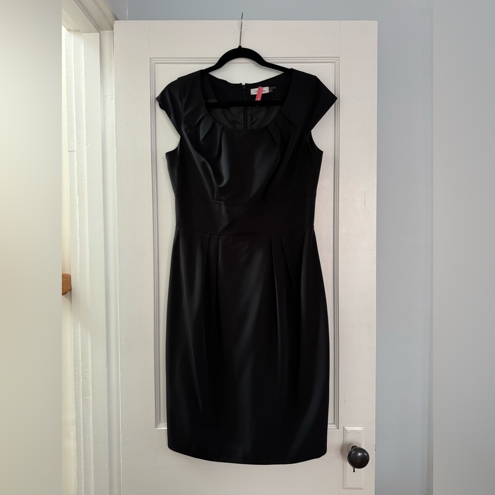 Calvin Klein black sheath dress size 10
